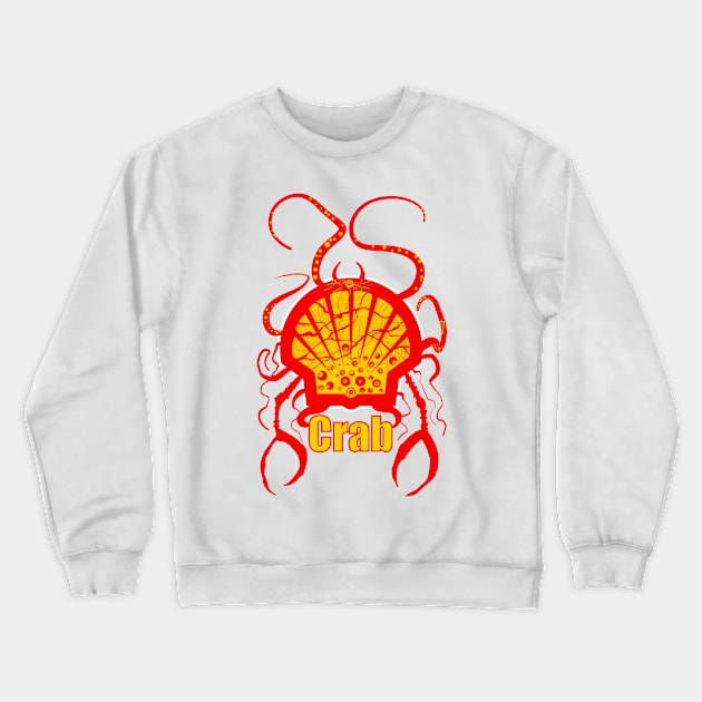 Love Crab Crewneck Sweatshirt by DougSQ